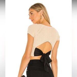 NWT Lovers & Friends Mackenzie Top in Nude